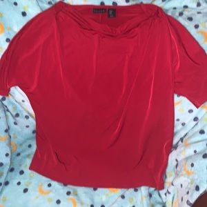 Tahari Red Sexy Blouse